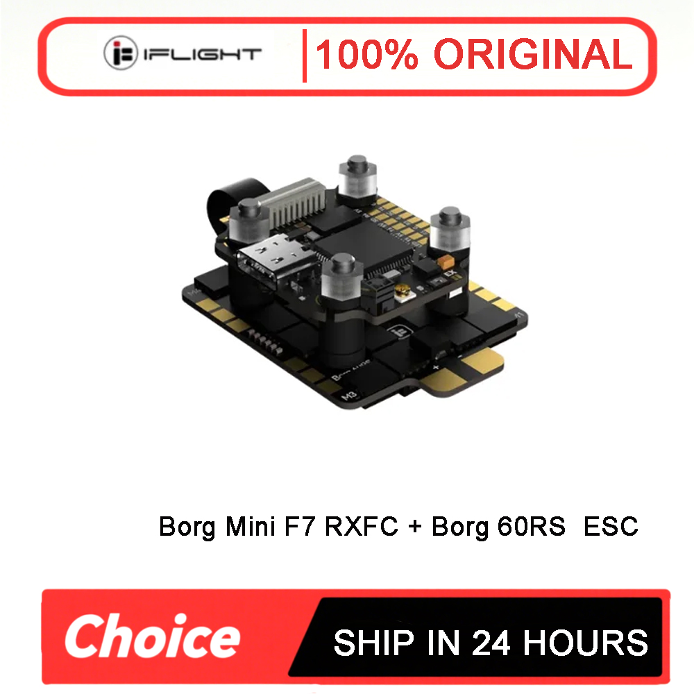 Fpv Flight Controller F7 Stack 60A - Комплект для FPV-полетов Borg Mini F7