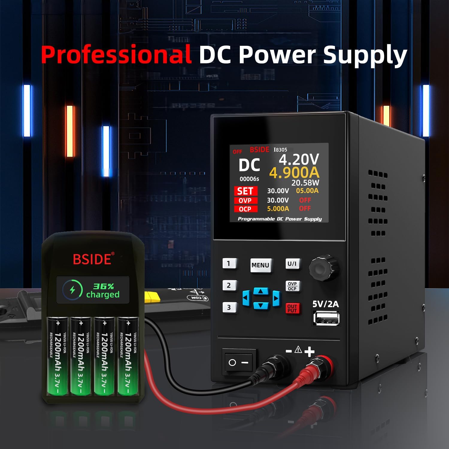 Лабораторный Регулируемый исто – обзор и цена Programmable Dc Power Supply 30V 10A