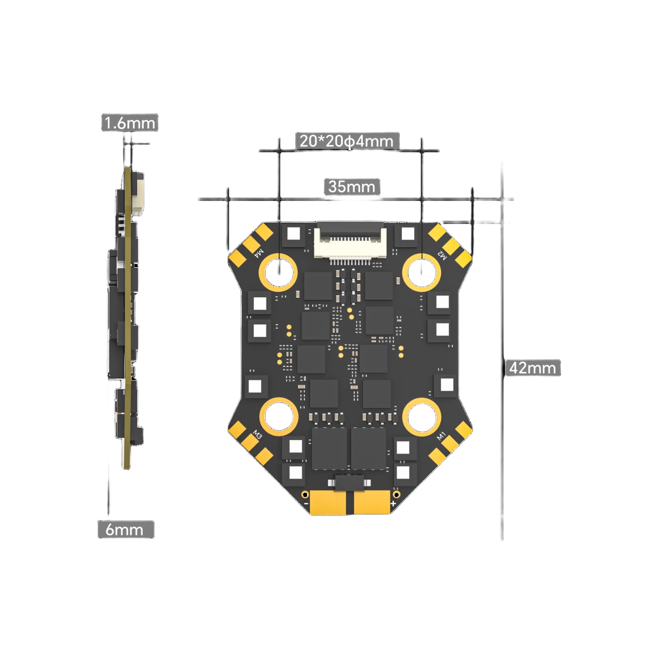 IFlight Borg Mini F7 Stack с п – обзор и цена Fpv Flight Controller F7 Stack 60A