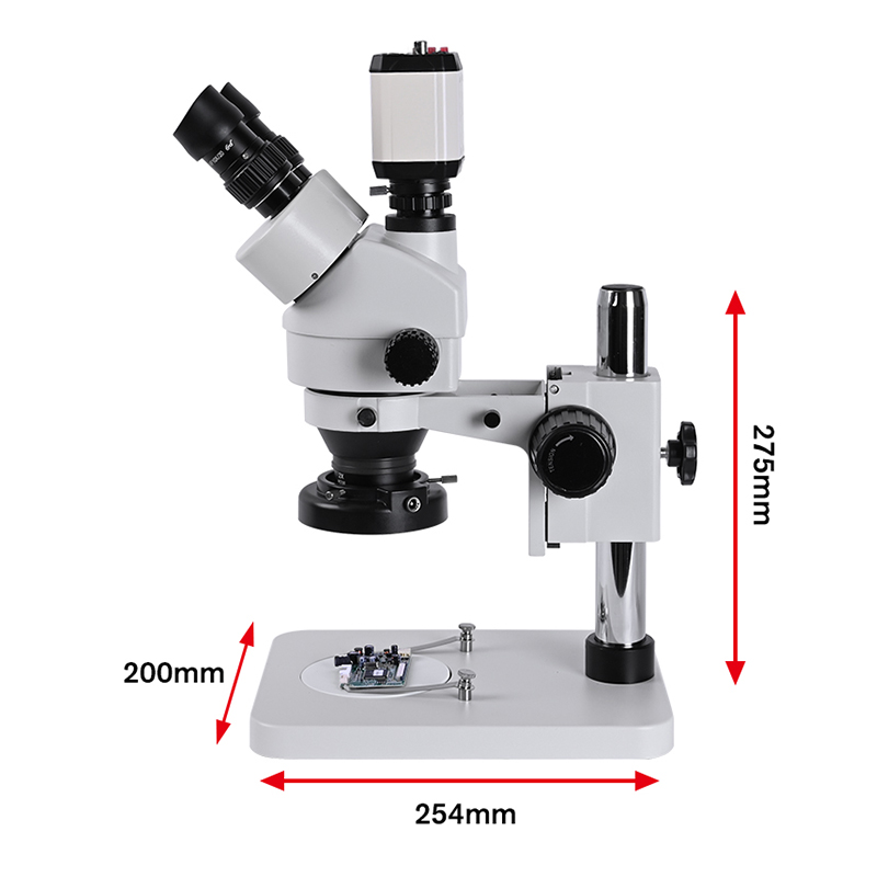 Стереомикроскоп промышленного  – обзор и цена Stereo Trinocular Microscope Pcb
